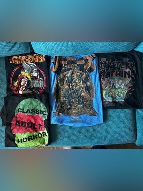 X4 mashup pop culture tees t-shirts size XXL scooby doo tank girl goonies horror